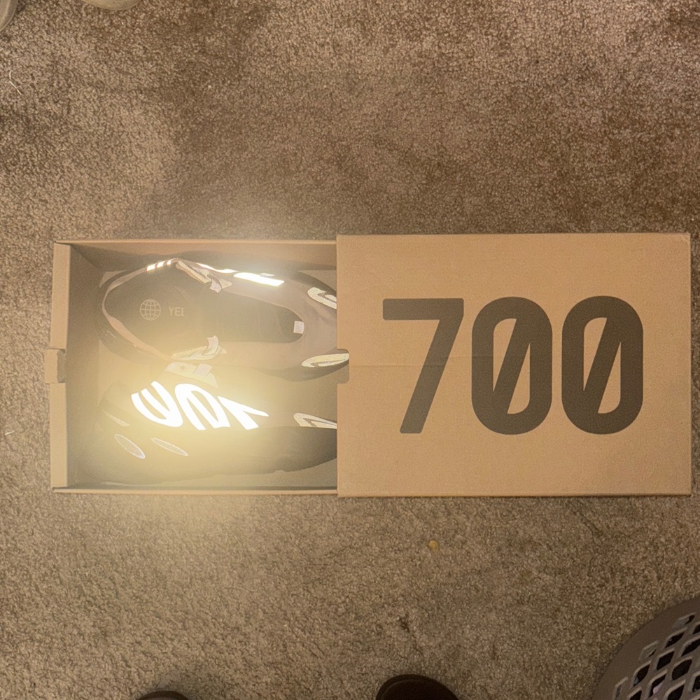 Yeezy 700 V3 in Black with Reflective Accents